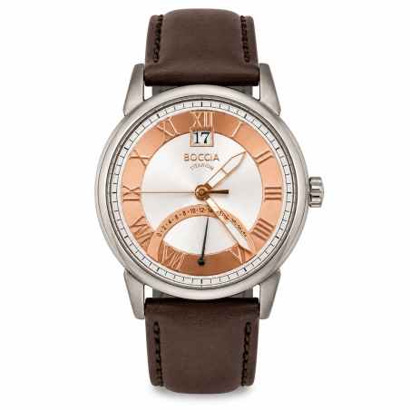 Montre Homme Titane Hypoallergénique Boccia Hélio B3531-01