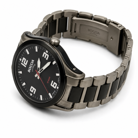 Montre Homme Boccia Titanium Galaxie – Tout Titane Hypoallergénique – B3555-02