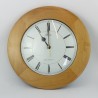 Horloge murale Atlanta bois clair