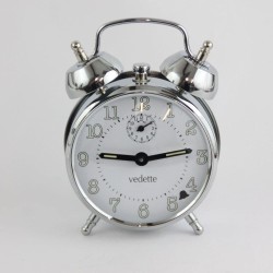 Réveil mécanique à cloches sans pile Vedette Londres