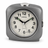 Réveil Vedette Amsterdam – Gris compact avec sonnerie progressive
