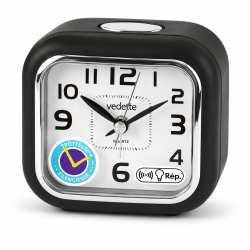Petit réveil silencieux Vedette Zurich – Compact 98 g