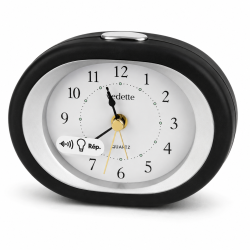 Petit réveil ovale Vedette Osaka – Compact 6,5 cm