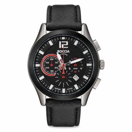 Chronographe Homme Titane Boccia Orion 3771-01 Hypoallergénique