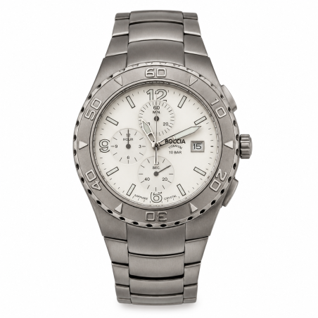 Chronographe Homme Titane Boccia Mercure 3775-02 Hypoallergénique